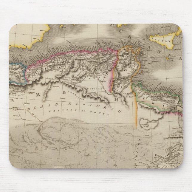 Nordafrika 2 mousepad (Vorne)