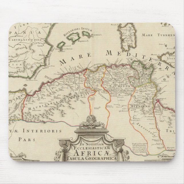 Nordafrika 3 mousepad (Vorne)