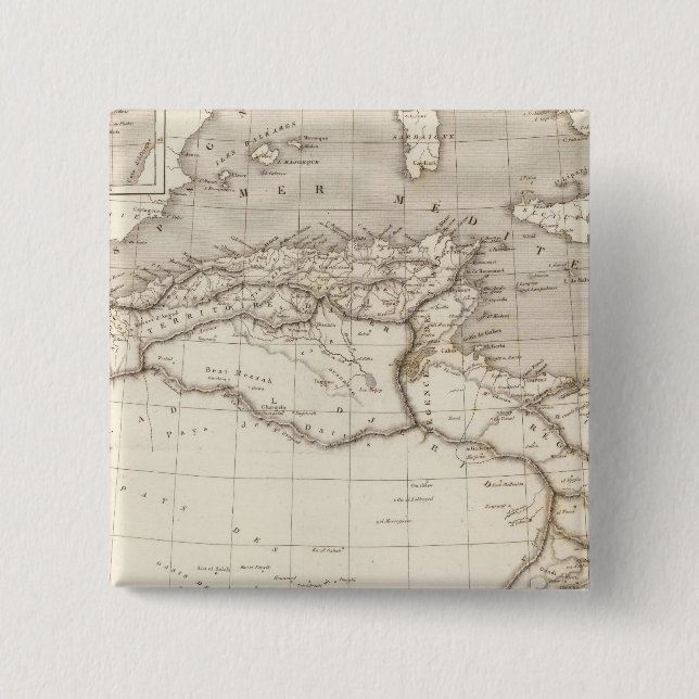 Nordafrika Button (Vorderseite)