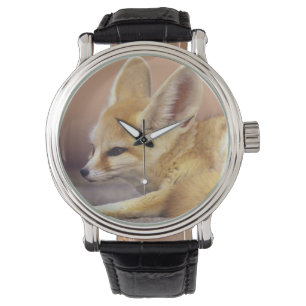 Nordafrika. Fennec Fennecus zerda) Armbanduhr