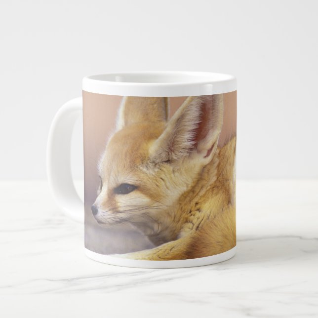 Nordafrika. Fennek (Fennecus zerda) Jumbo-Tasse (Vorderseite Links)
