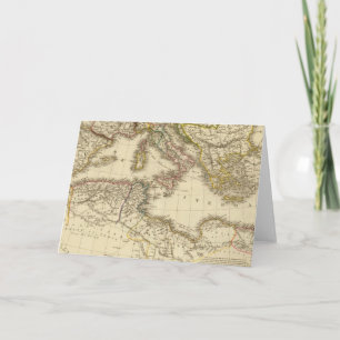 Nordafrika, Mittelmeer Feiertagskarte