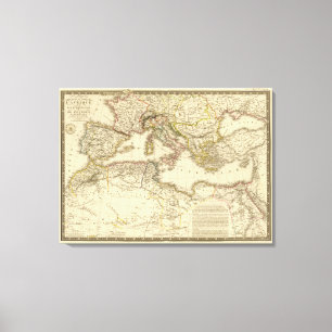 Nordafrika, Mittelmeer Leinwanddruck