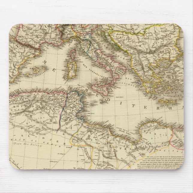 Nordafrika, Mittelmeer Mousepad (Vorne)
