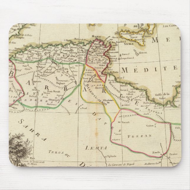 Nordafrika Mousepad (Vorne)