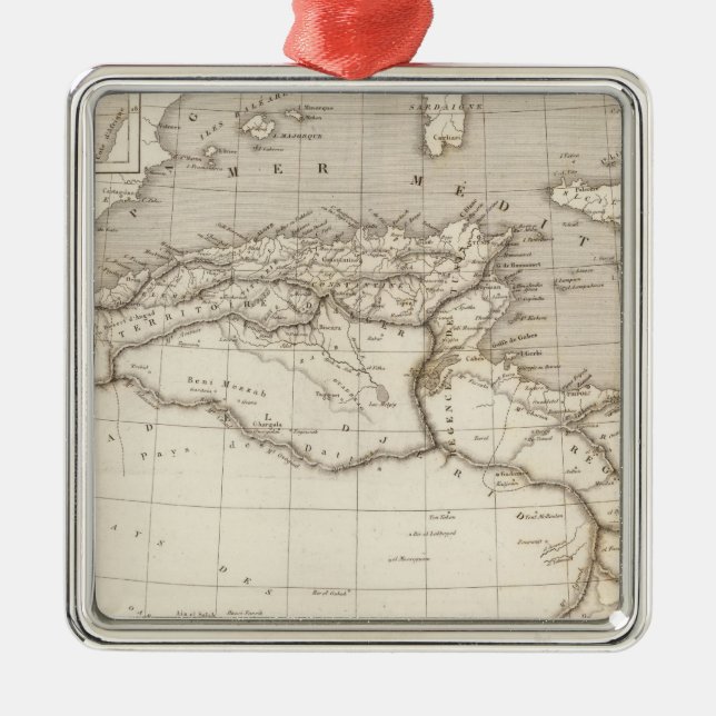 Nordafrika Silbernes Ornament (Vorne)