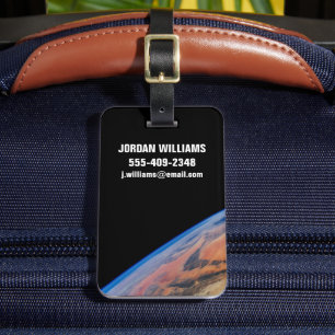 Nordafrika und die große libysche Wüste. Gepäckanhänger