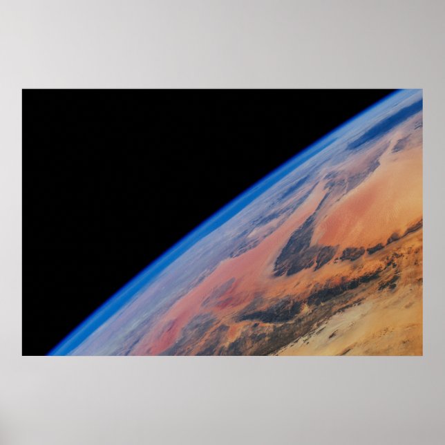 Nordafrika und die große libysche Wüste. Poster (Vorne)