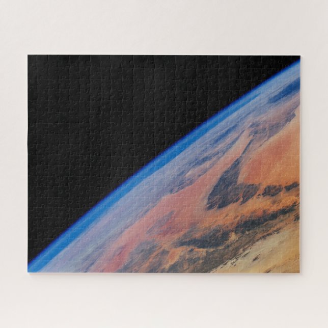 Nordafrika und die große libysche Wüste. Puzzle (Horizontal)