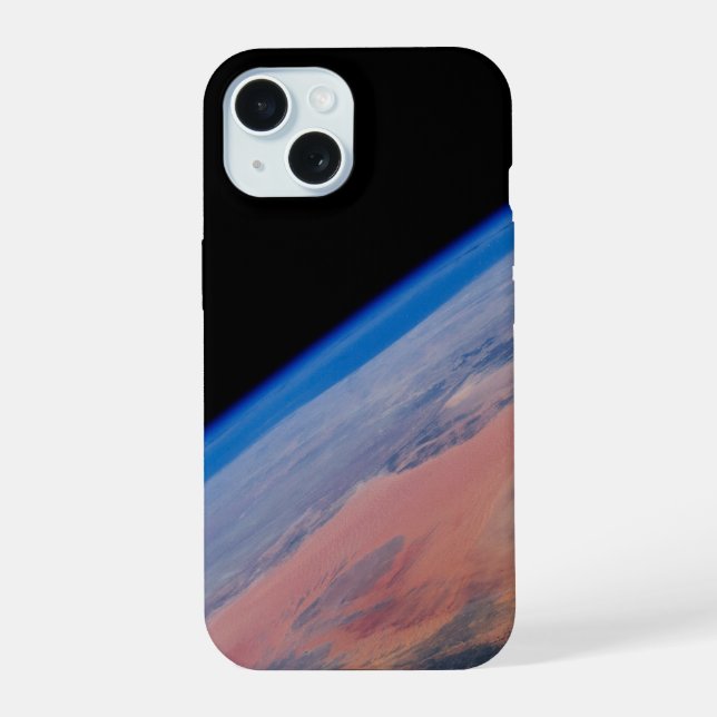 Nordafrika und die riesige libysche Wüste. iPhone 15 Hülle (Rückseite)