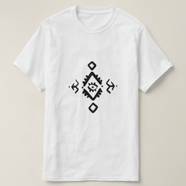 Nordafrikanischer Algerier Amazigh Evil Eye T-Shirt (Design vorne)