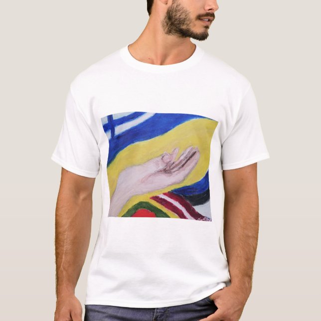 Nordalliierte für die Ukraine T-Shirt (Vorderseite)