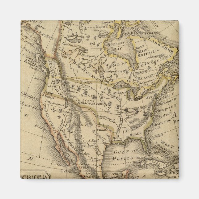 Nordamerika 10 magnet (Vorne)