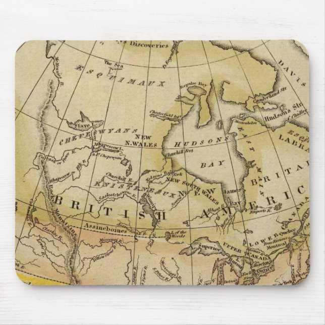 Nordamerika 10 mousepad (Vorne)