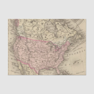 Nordamerika 19 seidenpapier