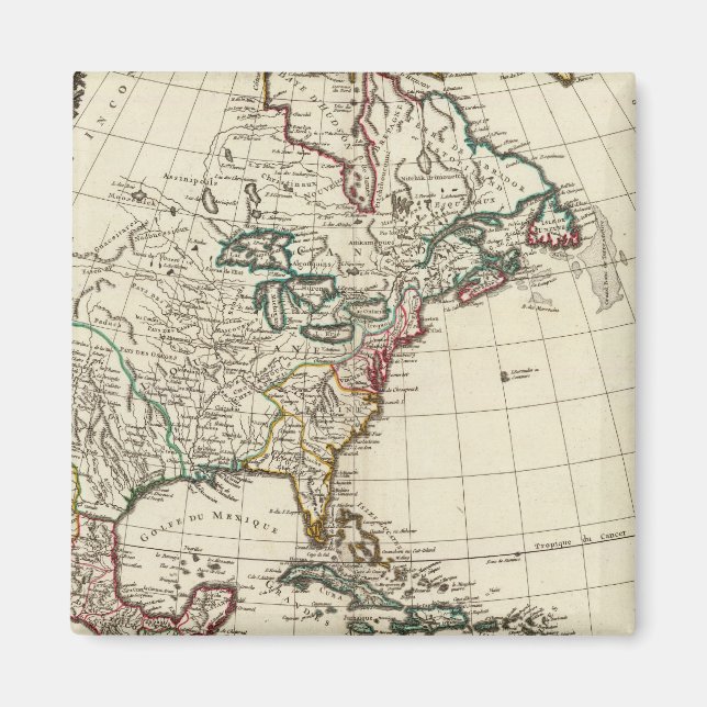 Nordamerika 24 magnet (Vorne)