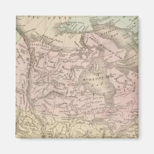 Nordamerika 25 magnet (Vorne)