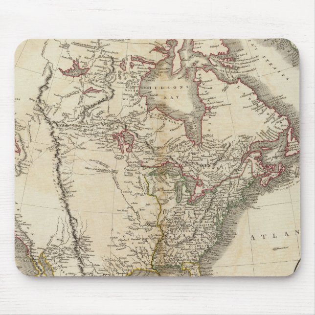 Nordamerika 28 mousepad (Vorne)