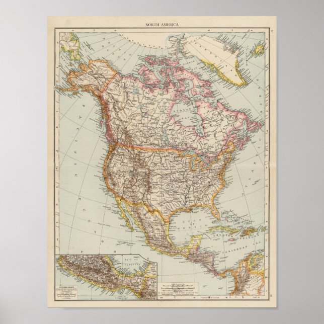 Nordamerika 36 poster (Vorne)