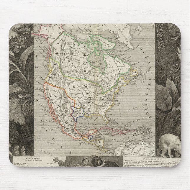 Nordamerika 39 mousepad (Vorne)