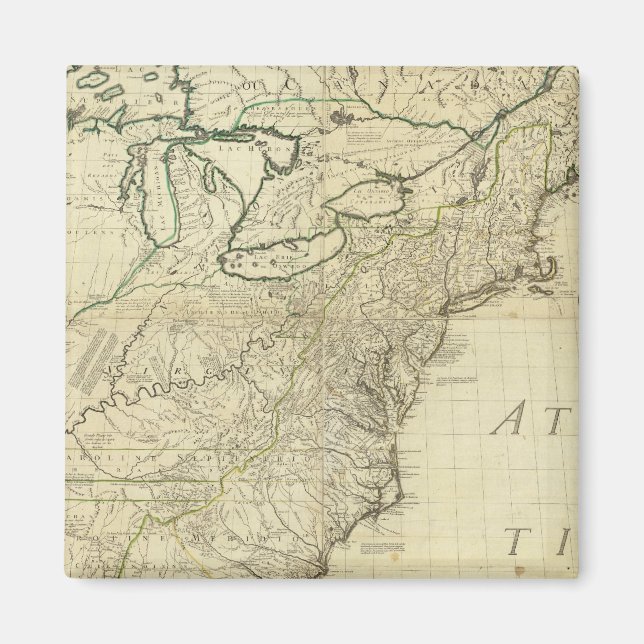 Nordamerika 3 magnet (Vorne)