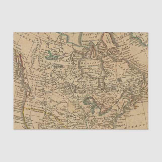 Nordamerika 3 seidenpapier (Vorderseite)