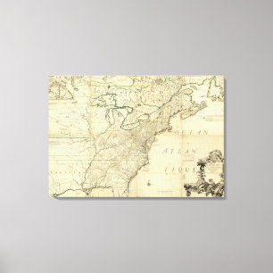 Nordamerika 47 leinwanddruck