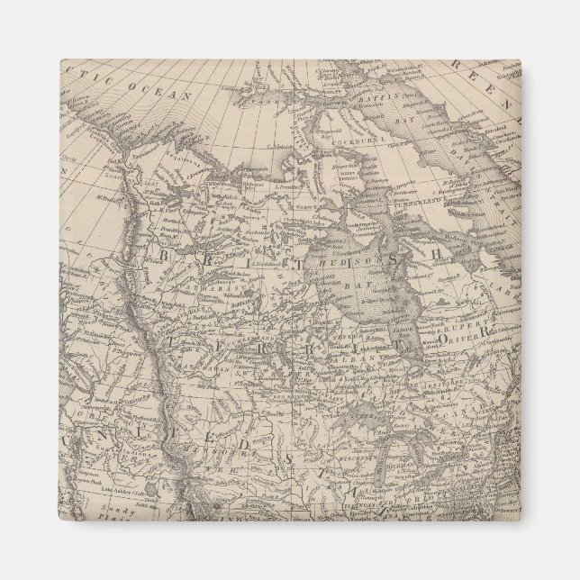 Nordamerika 4 magnet (Vorne)