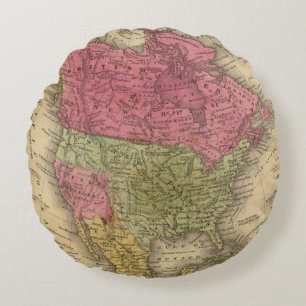 Nordamerika 6 rundes kissen