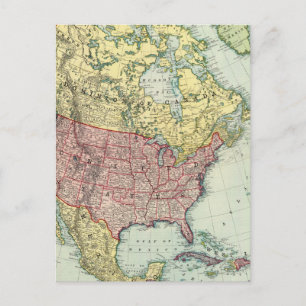 Nordamerika 7 postkarte