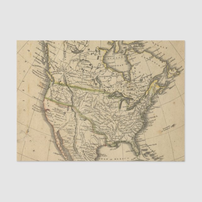 Nordamerika 7 seidenpapier (Vorderseite)