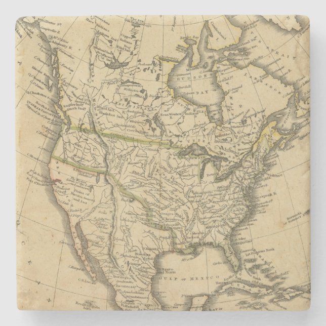 Nordamerika 7 steinuntersetzer (Vorderseite)