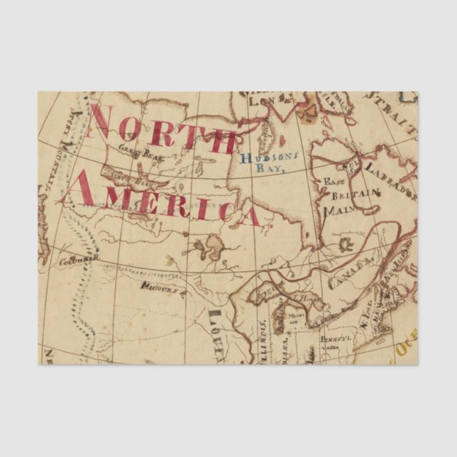 Nordamerika 8 seidenpapier (Vorderseite)