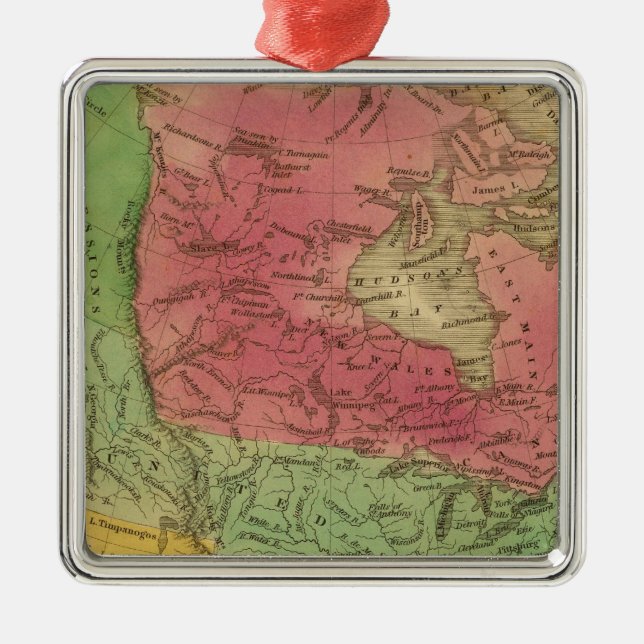 Nordamerika 9 ornament aus metall (Vorne)