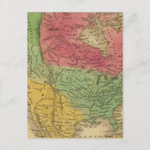 Nordamerika 9 postkarte