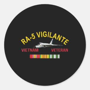 Nordamerika A-5 Vigilante Vietnam Veteran A 5 V Runder Aufkleber
