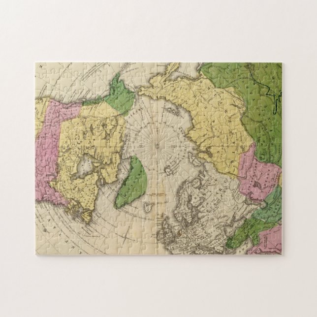 Nordamerika, Asien Puzzle (Horizontal)