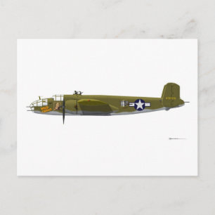 Nordamerika B-25J Mitchell Postkarte