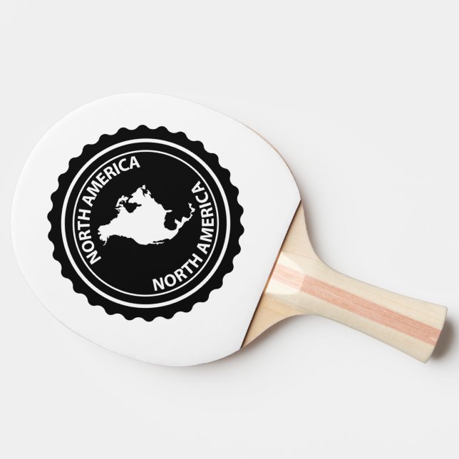 Nordamerika-Briefmarke Tischtennis Schläger (Seitenansicht)