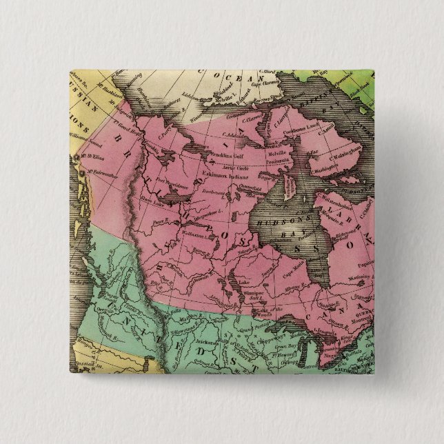 Nordamerika Button (Vorderseite)