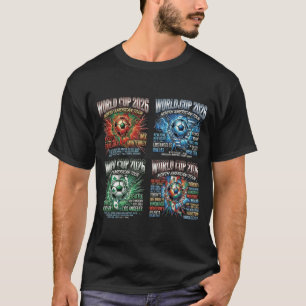 Nordamerika Fußball 2026 T-Shirt