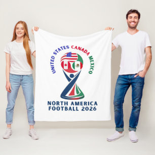 Nordamerika Fußball 2026 USA Kanada Mexiko Fleecedecke