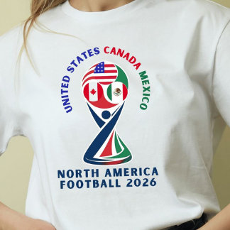 Nordamerika Fußball 2026 | USA Kanada Mexiko Tri-Blend Shirt