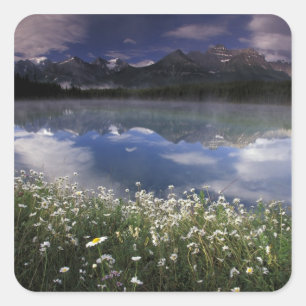 Nordamerika, Kanada, Alberta, Banff National Quadratischer Aufkleber