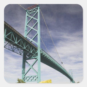 Nordamerika, KANADA, Ontario, Windsor:Das Quadratischer Aufkleber