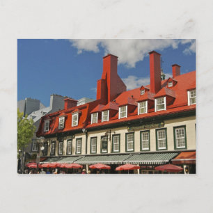 Nordamerika, Kanada, Quebec, Altstadt von Quebec.  Postkarte