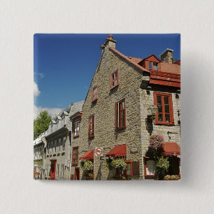 Nordamerika, Kanada, Quebec, Old Quebec City. Button