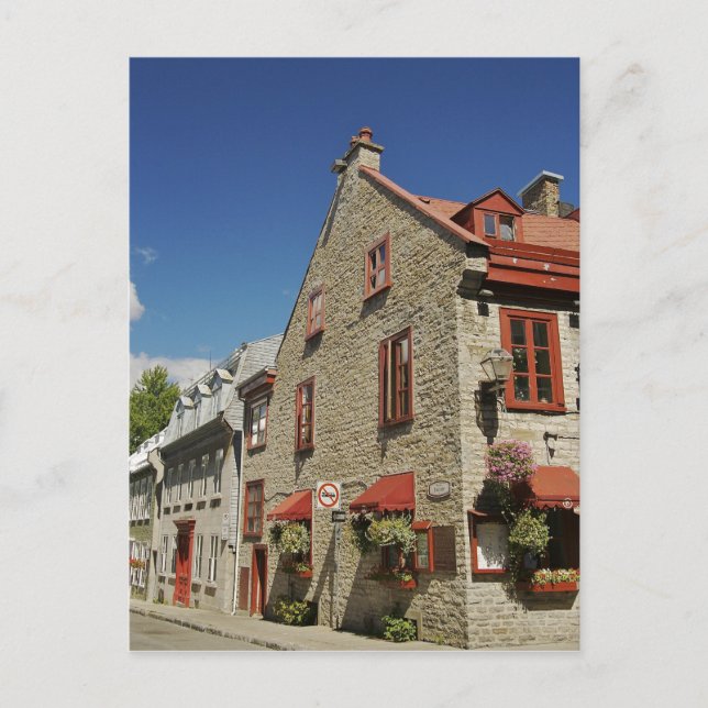 Nordamerika, Kanada, Quebec, Old Quebec City. Postkarte (Vorderseite)