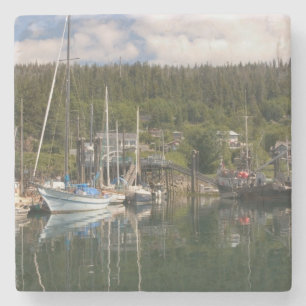 Nordamerika, Kanada, Queen Charlotte Islands, 4 Steinuntersetzer