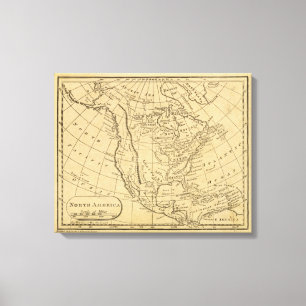 Nordamerika Leinwanddruck